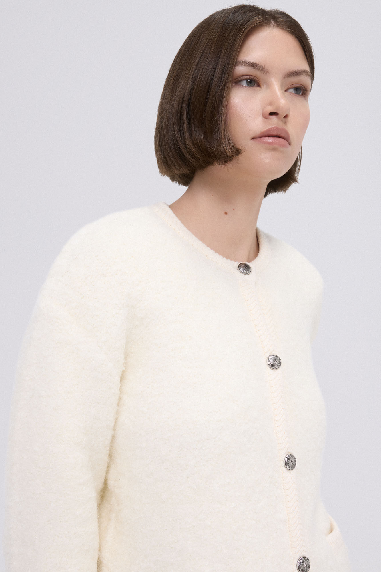 TFP by Tamara Falc&oacute; Chaqueta de punto boucle