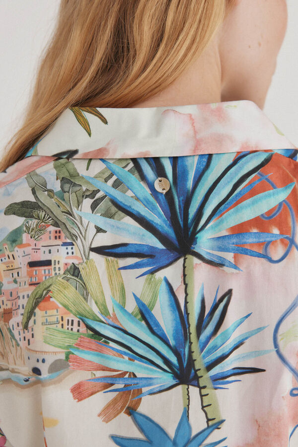 Pedro del Hierro Camisa manga curta estampada V&aacute;rios