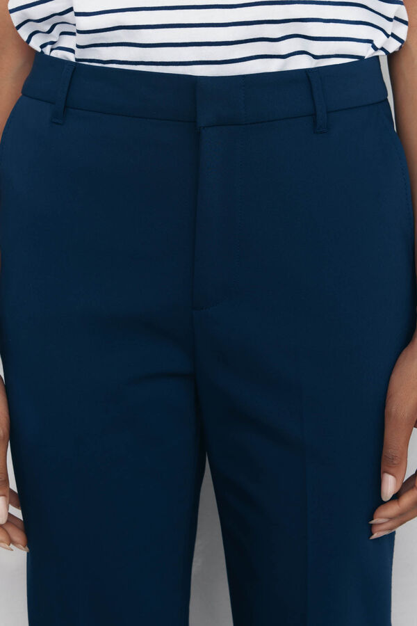 Pedro del Hierro Pantalones straight classic Azul