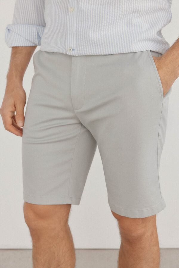 Pedro del Hierro Cal&ccedil;as bermuda chino premium flex  Verde
