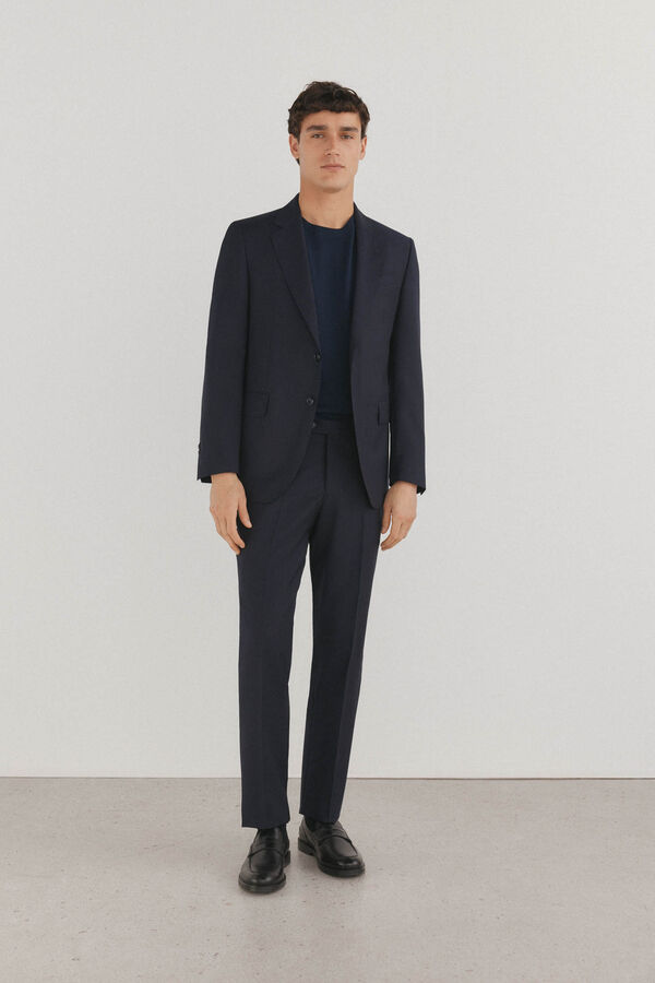 Pedro del Hierro Blazer azul-marinho slim fit Azul