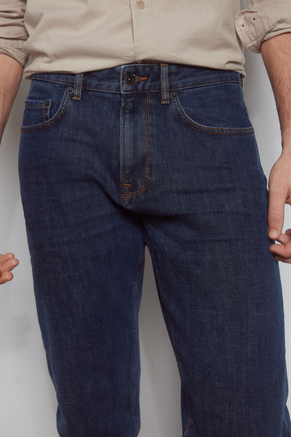 Pedro del Hierro Cal&ccedil;as de ganga premium flex regular fit Azul