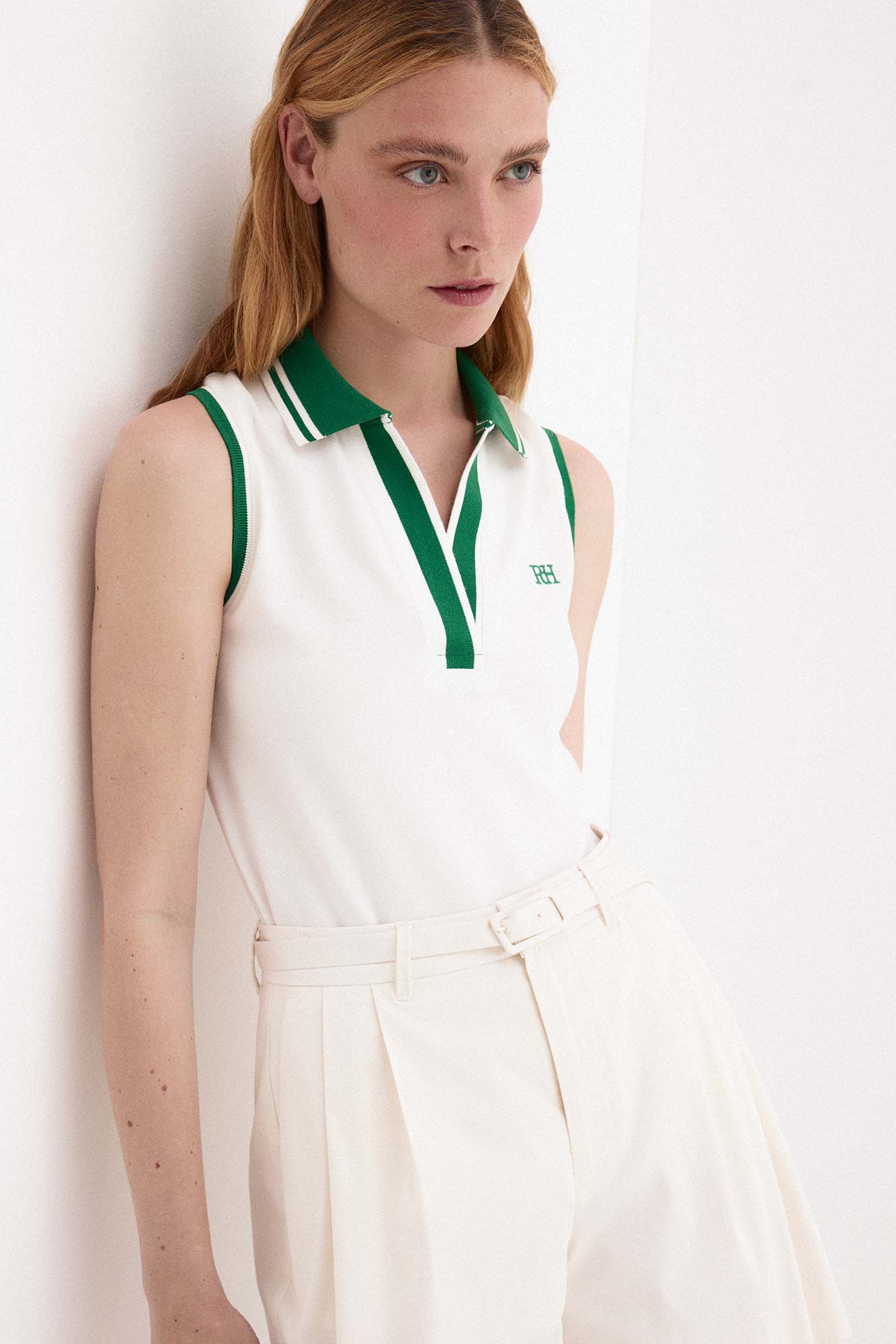 Pedro del Hierro Polo sin mangas contrastes