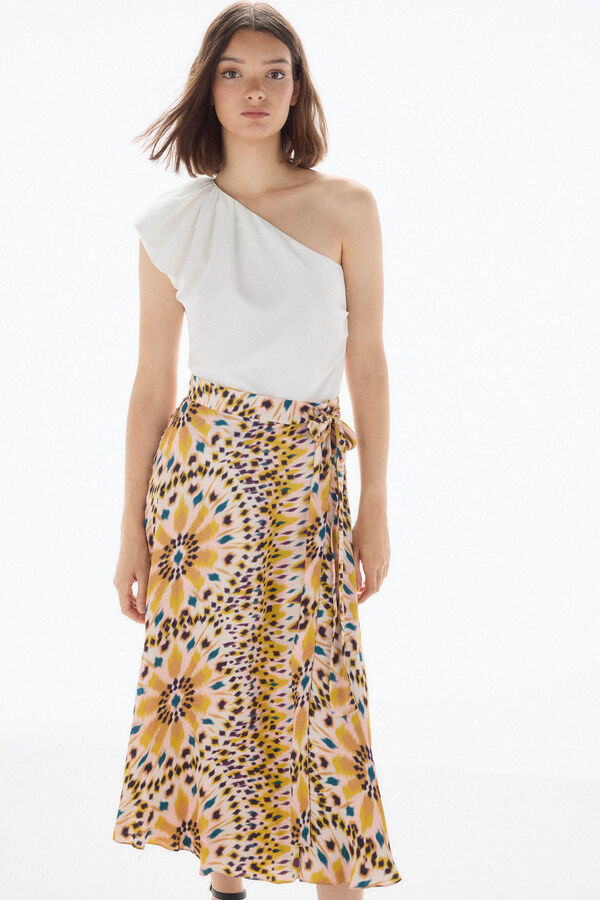 TFP by Tamara Falcó Top asimétrico Crudo