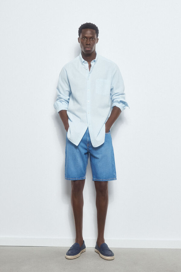 Pedro del Hierro Cal&ccedil;&otilde;es jeans super leves Azul