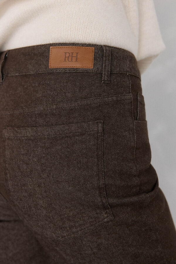 Pedro del Hierro Jeans stove pipe basic Marr&oacute;n