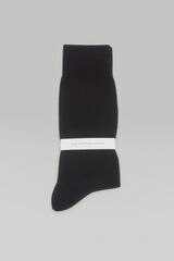 Pedro del Hierro Calcetin liso elastico Negro
