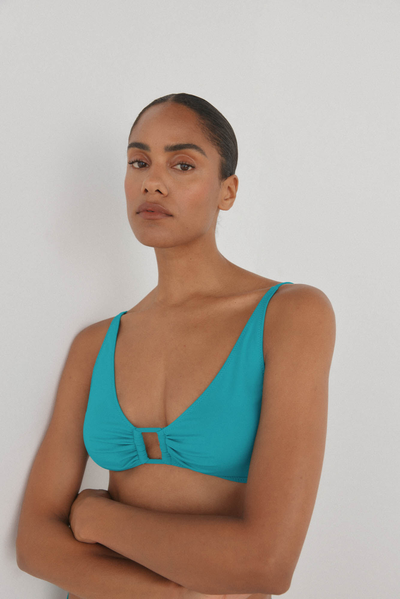 Pedro del Hierro Set bikini braguita cl&aacute;sica y top halter