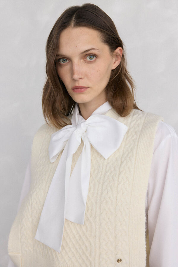 Pedro del Hierro Colete de malha Beige
