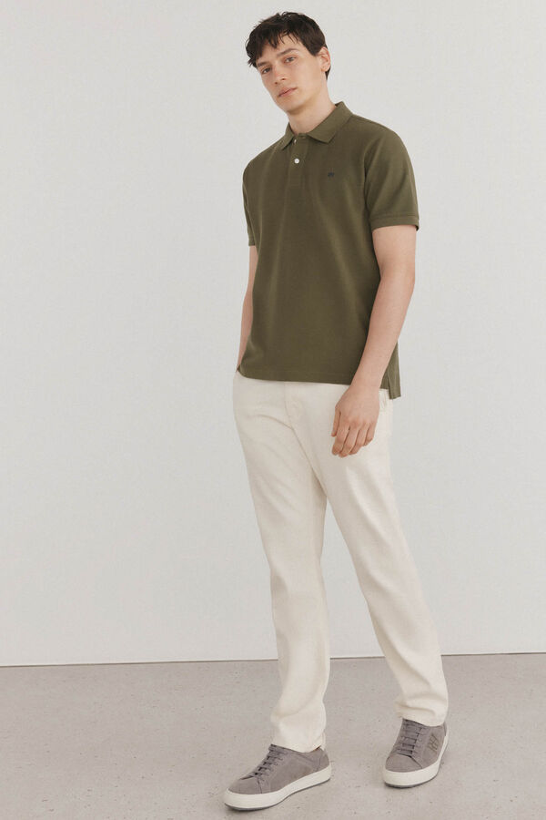 Pedro del Hierro Polo b&aacute;sico piqu&eacute; Verde