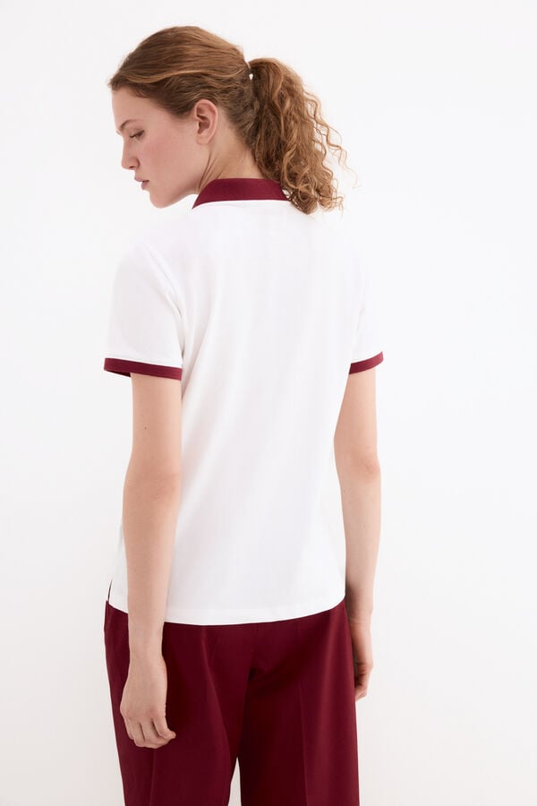 Pedro del Hierro Polo de manga curta Branco