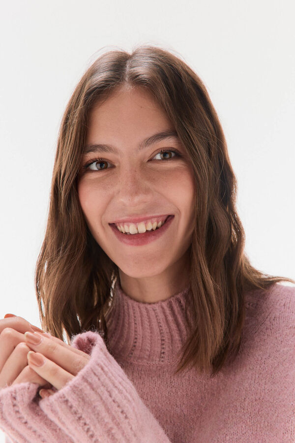 TFP by Tamara Falc&oacute; Camisa curta Perkins Rosa