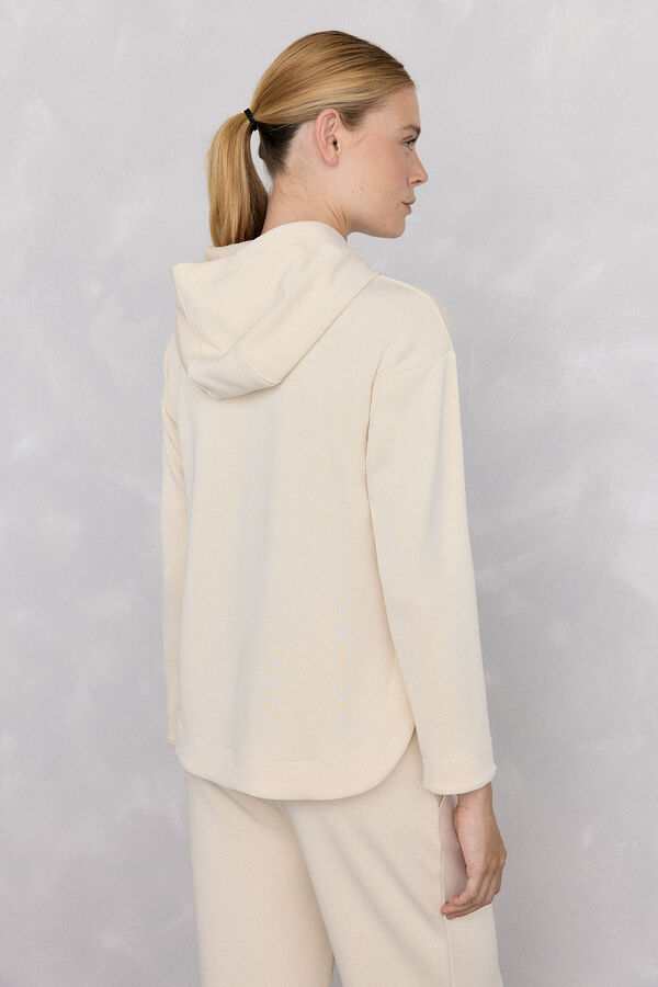 Pedro del Hierro soft touch e logo soft Sweatshirt Amarelo