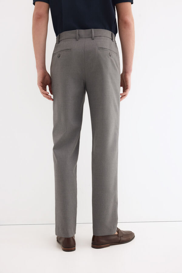 Pedro del Hierro Pantal&oacute;n goma lateral Gris
