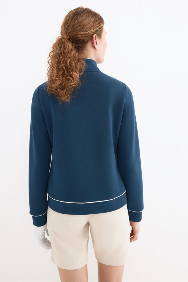 Pedro del Hierro Sweatshirt soft touch Azul