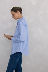 Pedro del Hierro Camisa rayas Azul