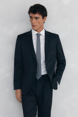Pedro del Hierro Blazer bi-el&aacute;stico liso e sob medida Cizento