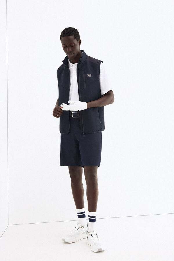 Pedro del Hierro Colete liso golf Azul