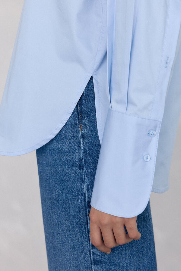 Pedro del Hierro Camisa oversize lisa Azul