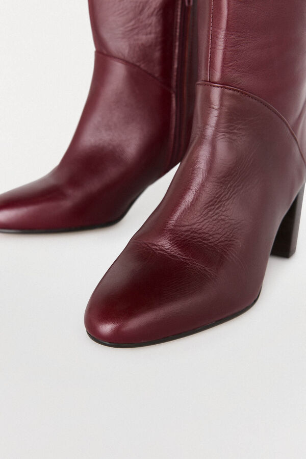 Pedro del Hierro Bota alta piel Burdeos