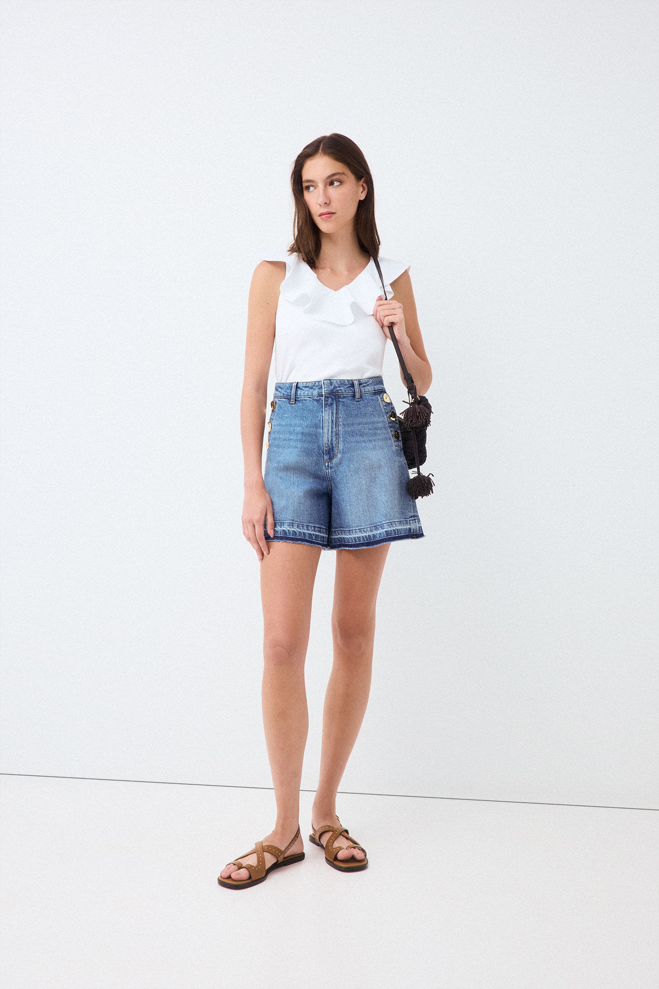 Pedro del Hierro Bermuda vaquera