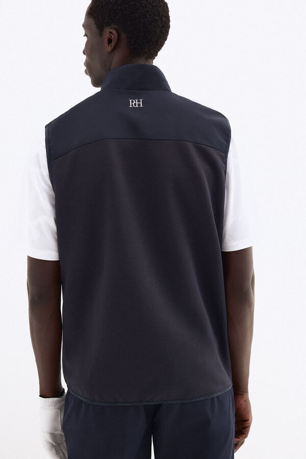Pedro del Hierro Colete liso golf Azul