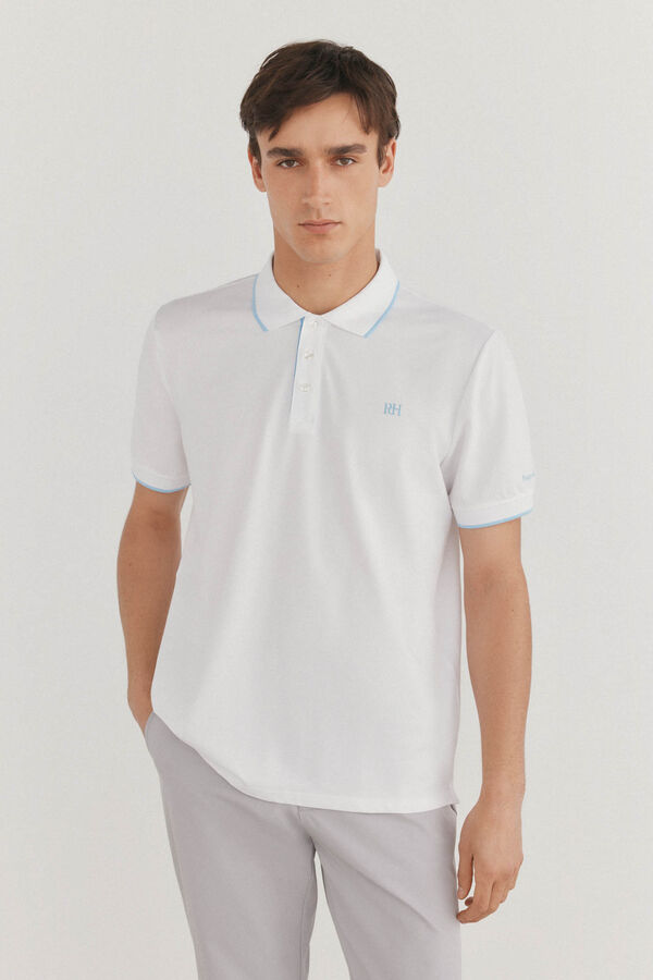 Pedro del Hierro Polo liso golf Blanco