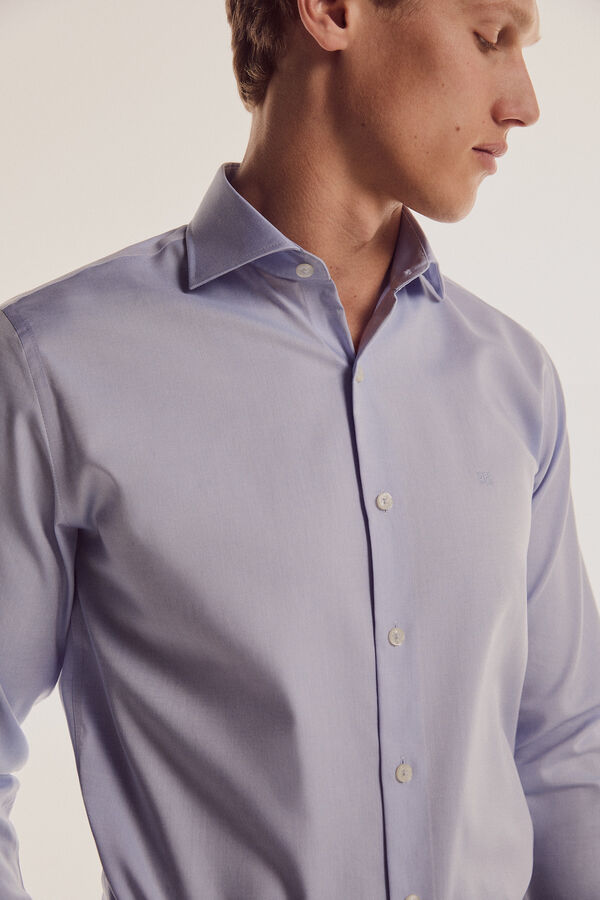 Pedro del Hierro Camisa Non Iron vestir tailored fit Azul