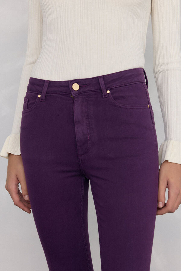 Pedro del Hierro empurrar jeans P&uacute;rpura
