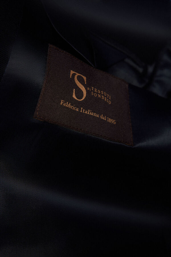 Pedro del Hierro Americana algod&oacute;n y lana Azul