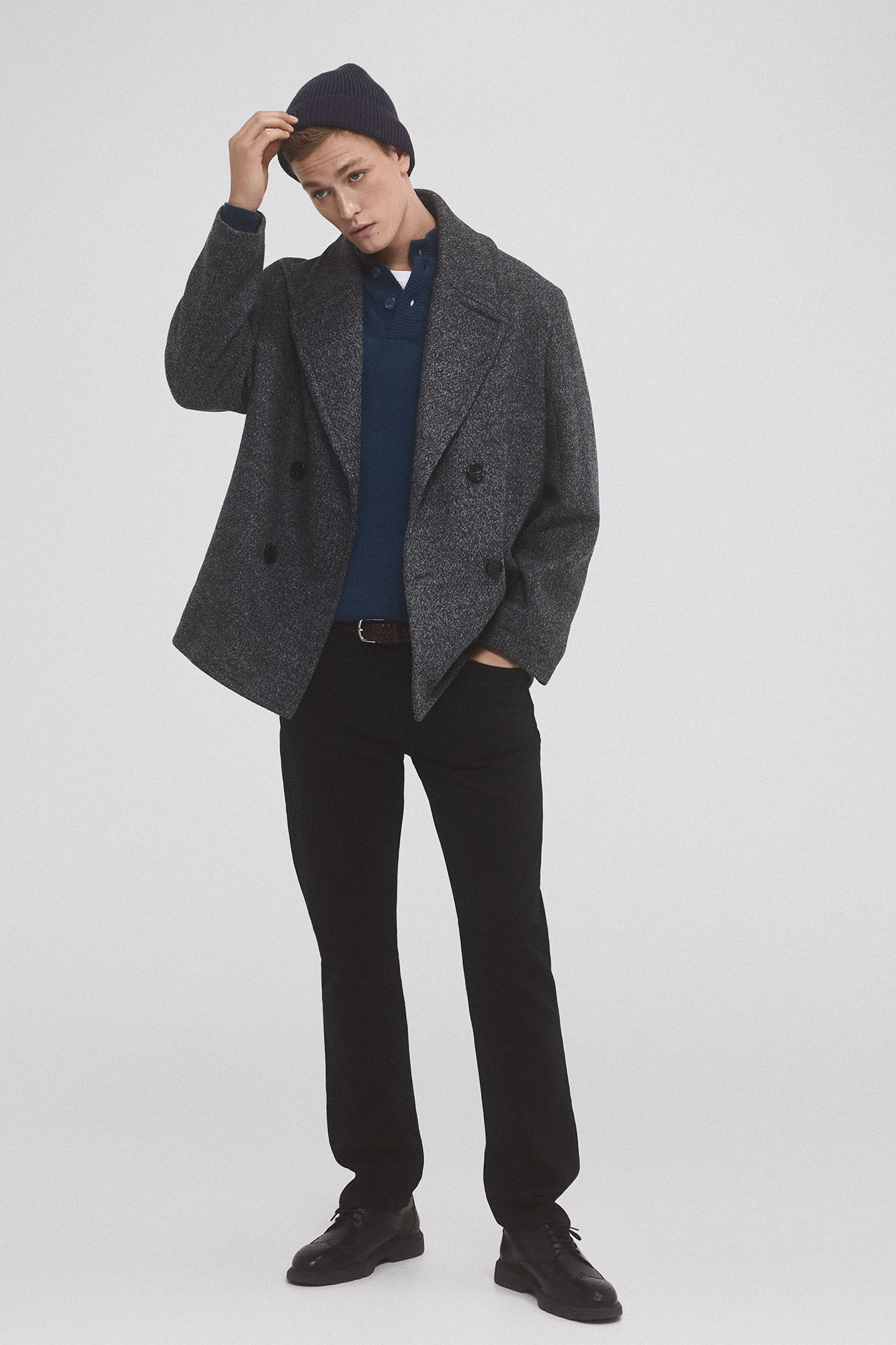 Pedro del Hierro Chaquet&oacute;n cruzado