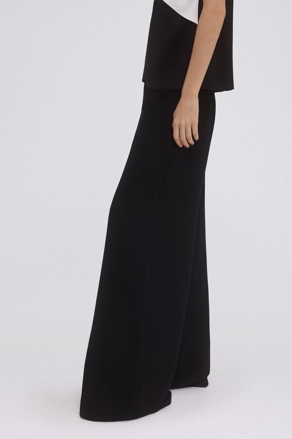 TFP by Tamara Falcó Pantalón ancho Negro