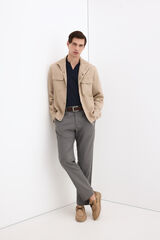Pedro del Hierro Pantal&oacute;n goma lateral Gris