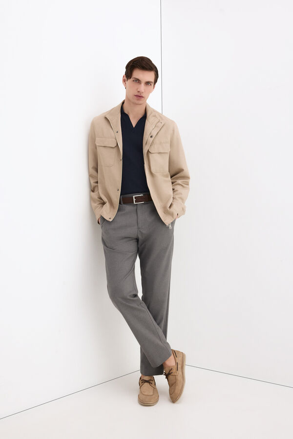 Pedro del Hierro Pantal&oacute;n goma lateral Gris