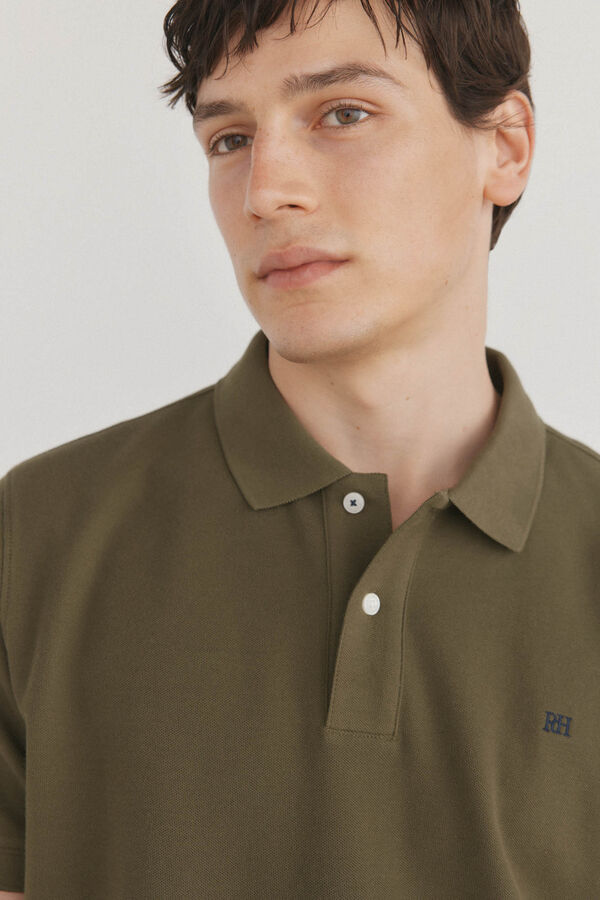 Pedro del Hierro Polo b&aacute;sico piqu&eacute; Verde