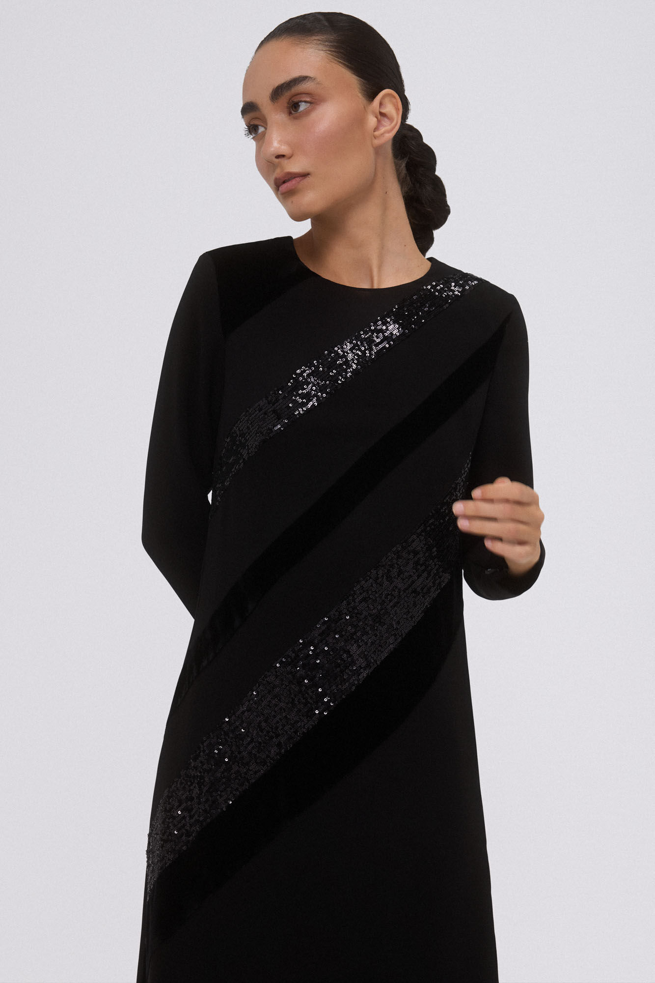 Pedro del Hierro Vestido midi preto