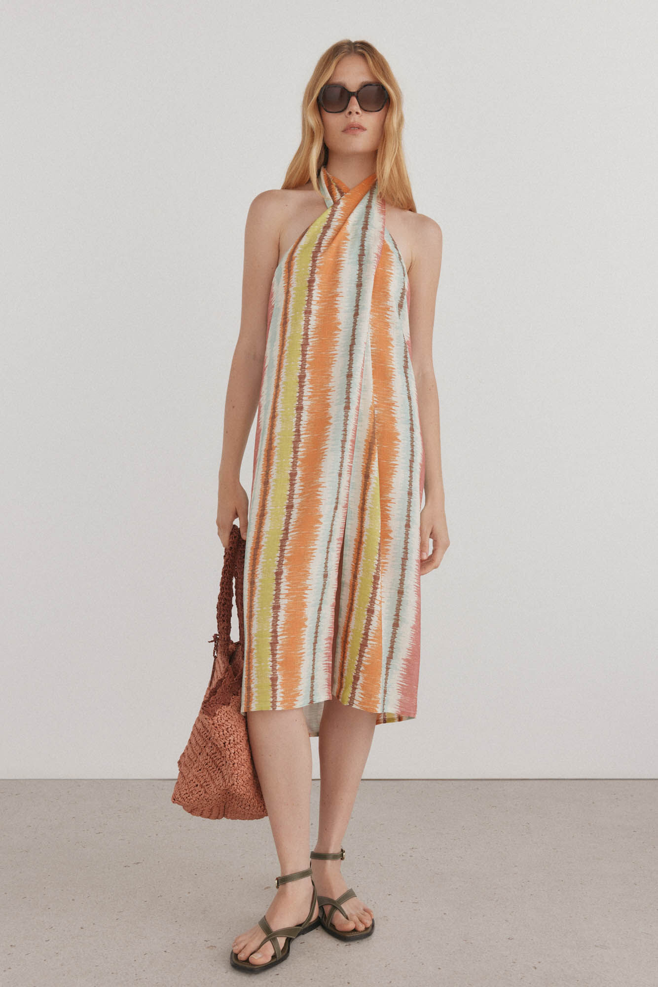 Pedro del Hierro Sarong multiposi&ccedil;&otilde;es estampado