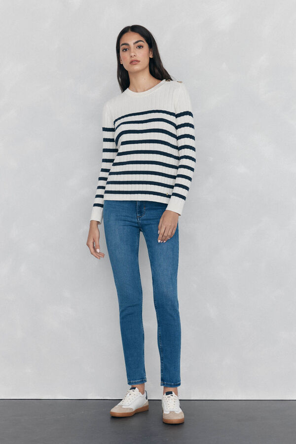 Pedro del Hierro empurrar jeans Azul