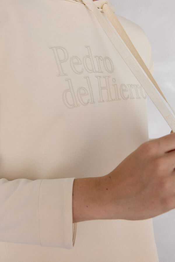 Pedro del Hierro soft touch e logo soft Sweatshirt Amarelo