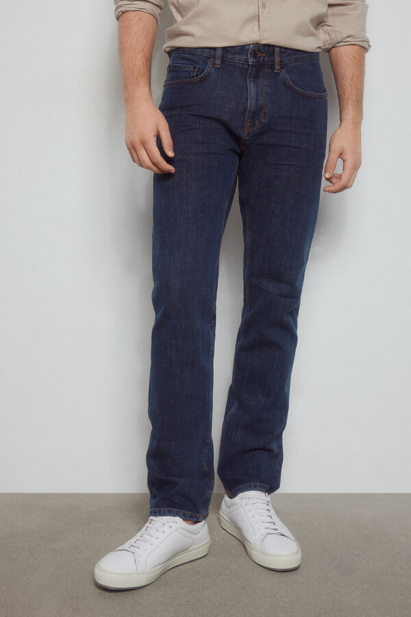 Pedro del Hierro Cal&ccedil;as de ganga premium flex regular fit Azul