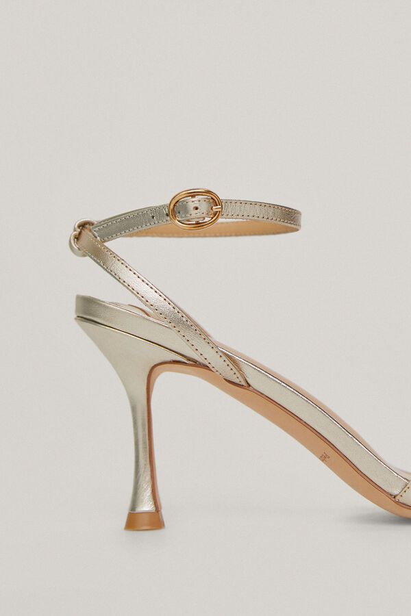 Pedro del Hierro Sandalia piel tac&oacute;n Amarillo