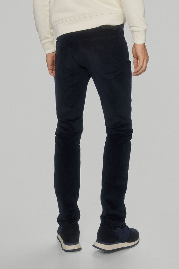 Pedro del Hierro Cal&ccedil;as com 5 bolsos slim fit Azul