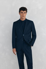 Pedro del Hierro Americana ojo de perdiz bi-stretch slim fit Azul