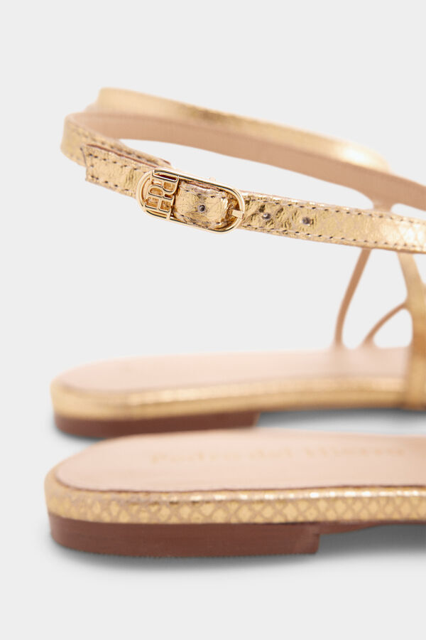 Pedro del Hierro Sand&aacute;lia dourada Amarelo