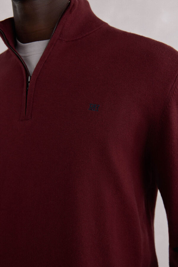 Pedro del Hierro Su&eacute;ter semi-cisne Bordeaux