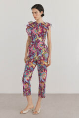 Pedro del Hierro Mono con volantes Morado