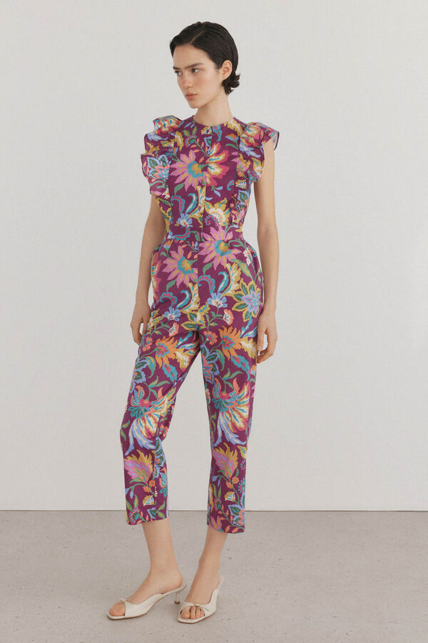 Pedro del Hierro Mono con volantes Morado