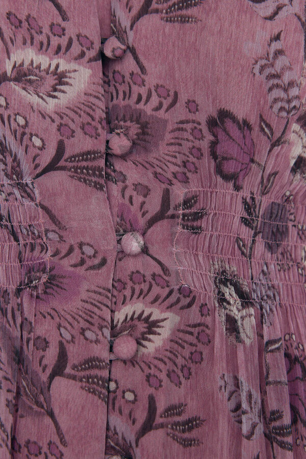 Pedro del Hierro Vestido largo fluido Morado