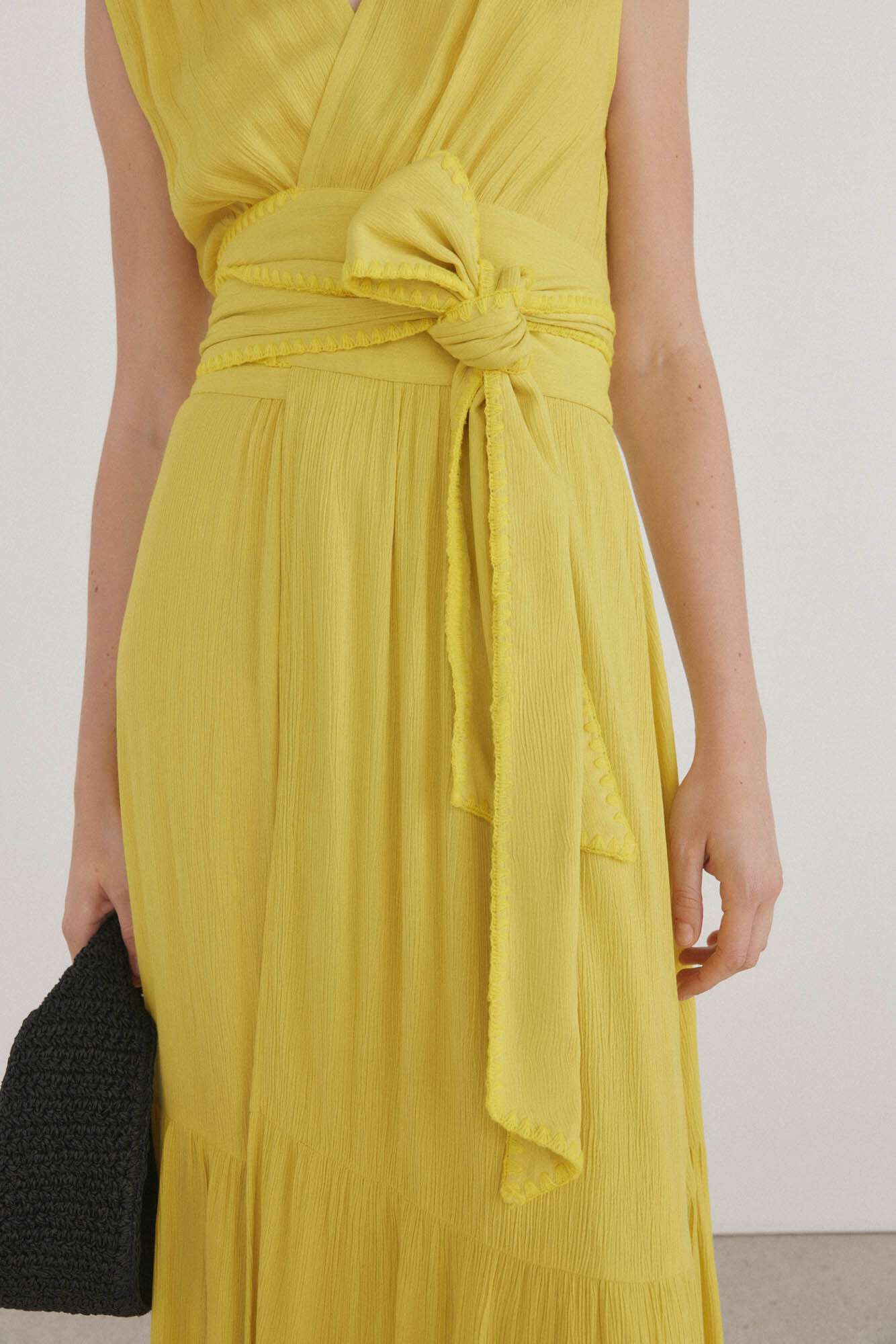 Pedro del Hierro Vestido longo tipo caftan