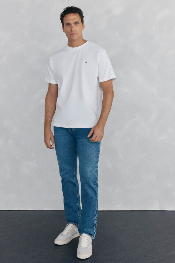 Pedro del Hierro Camiseta mercerizada Blanco